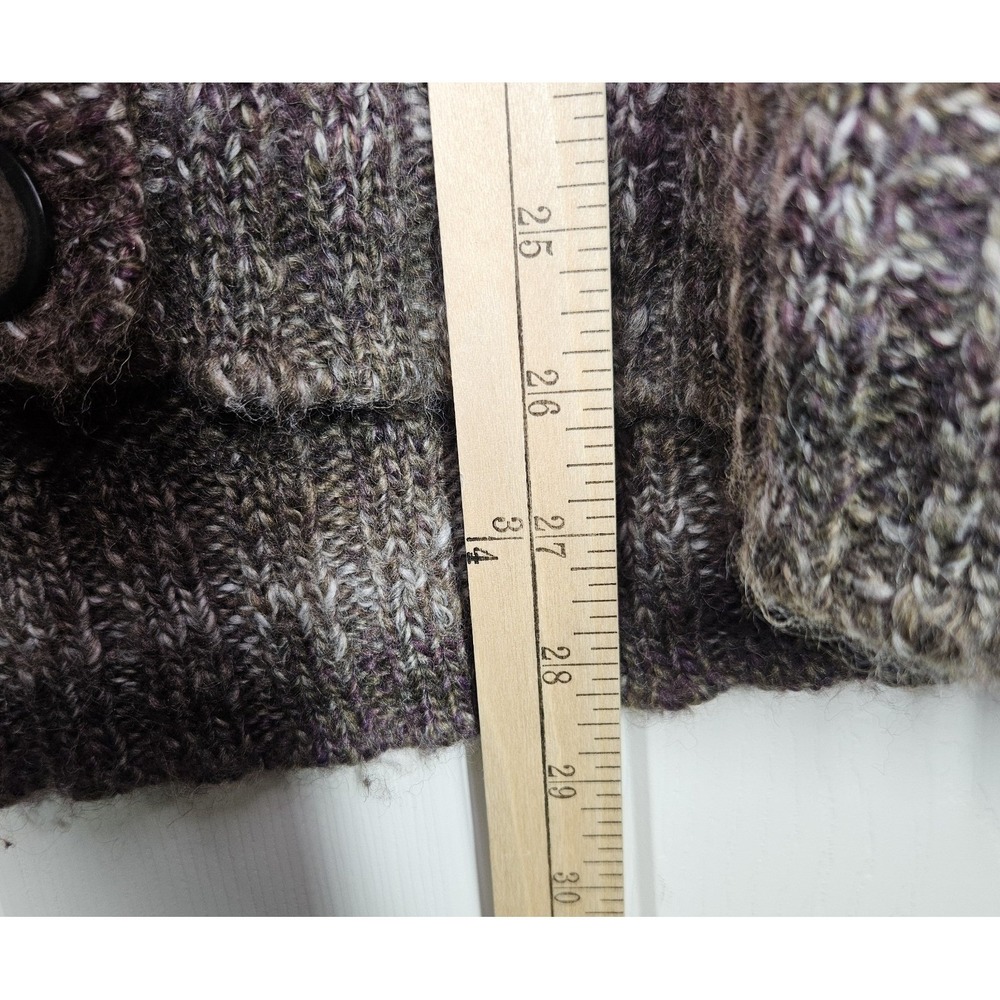 Woolrich Wool Blend Sweater Vest Women M Button Up Multicolor Fair Isle Nordic‎ - Picture 9 of 11